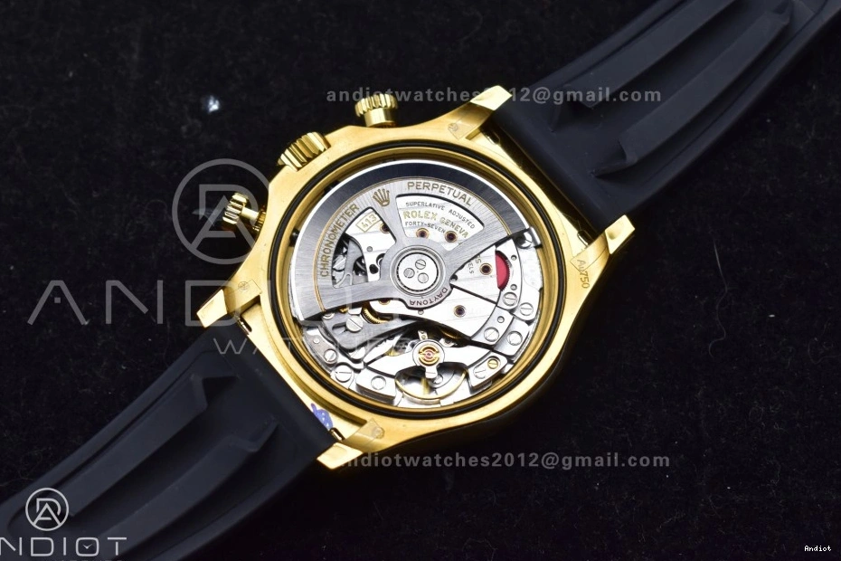 Dial SH4131 on Oysterflex 126518 Edition V6 Best (Weighted) White QF Strap 1:1 Daytona 0214